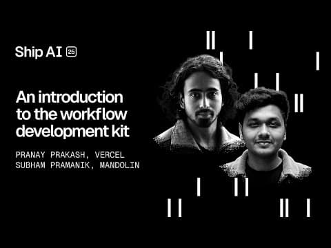 An introduction to the Workflow Development Kit