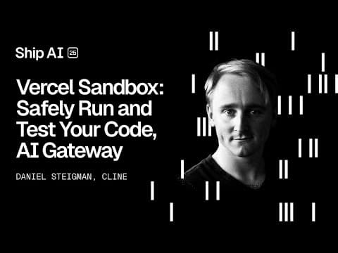 Vercel Sandbox: Run Cline In the Cloud